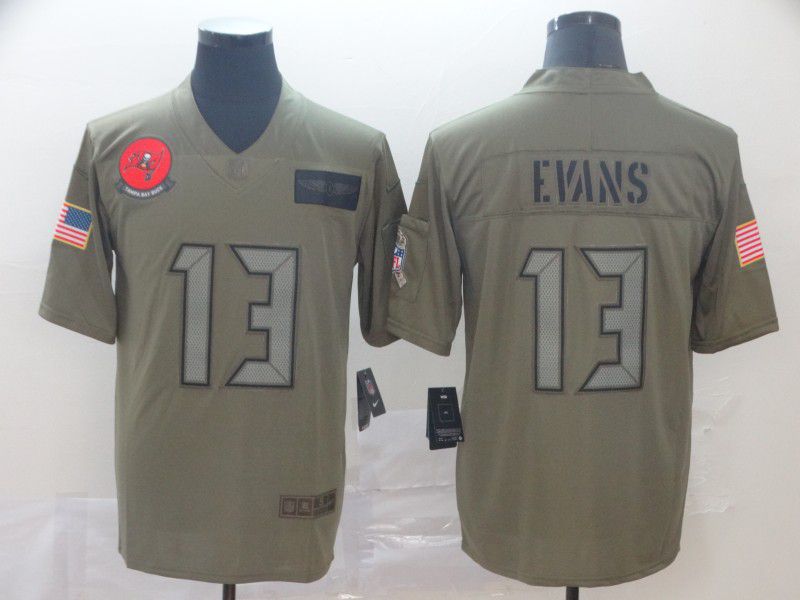 Men Tampa Bay Buccaneers #13 Evans Nike Camo 2019 Salute to Service Limited NFL Jerseys